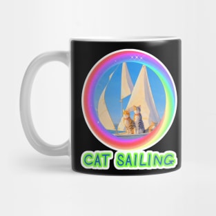 Cat Sailing Mug